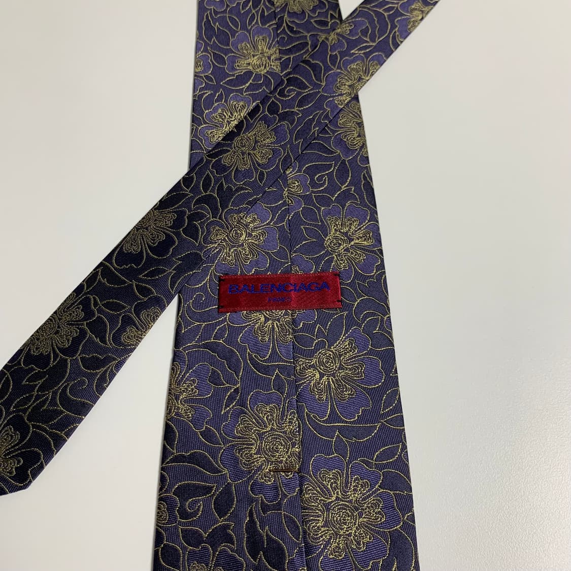 발렌시아가(BALENCIAGA) 명품 페이즐리넥타이 100실크 정장패션 상품이미지5