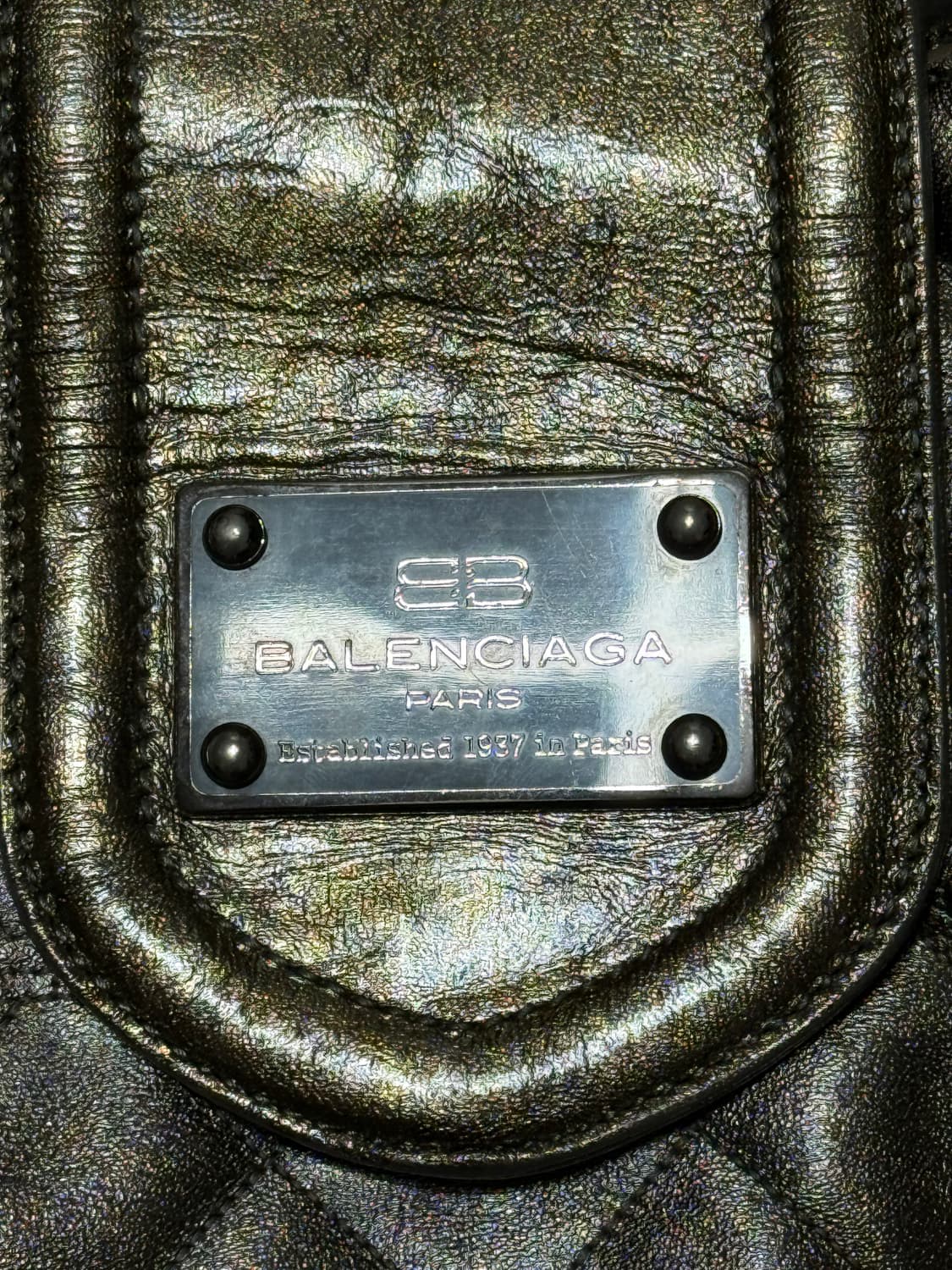 발렌시아가 00's 메탈릭 퀼팅 체인백 상품이미지3