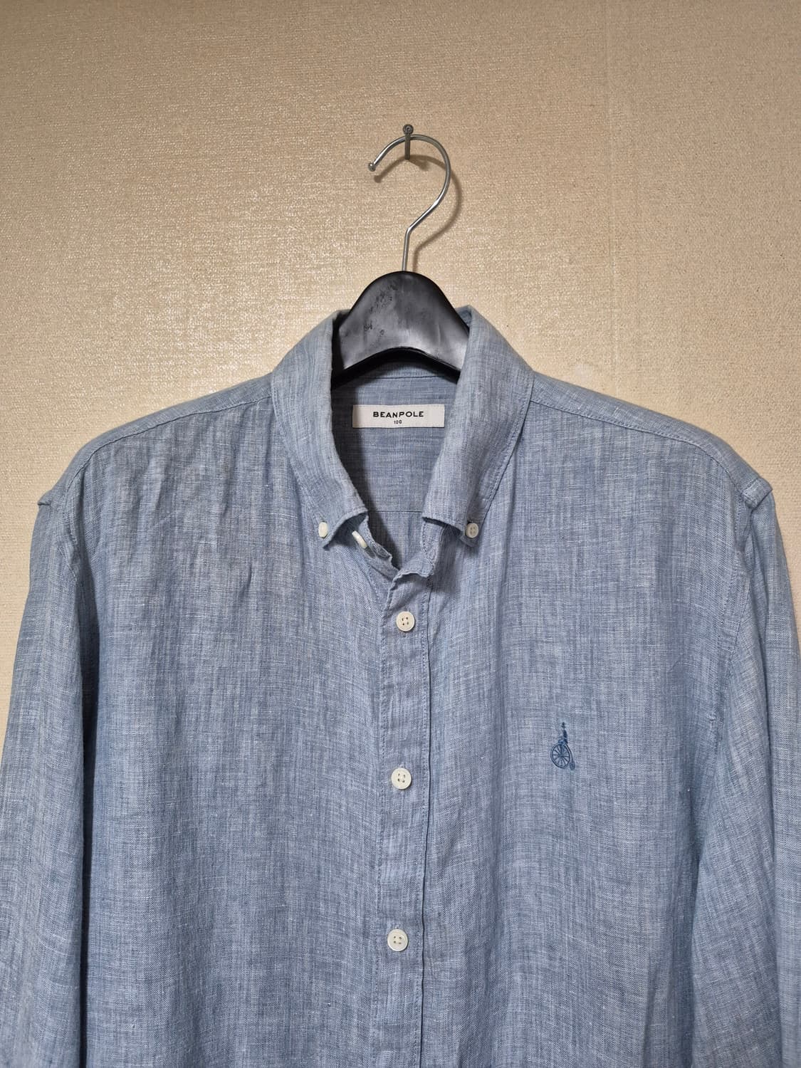 빈폴 스카이블루 빈티지 린넨셔츠 상품이미지2