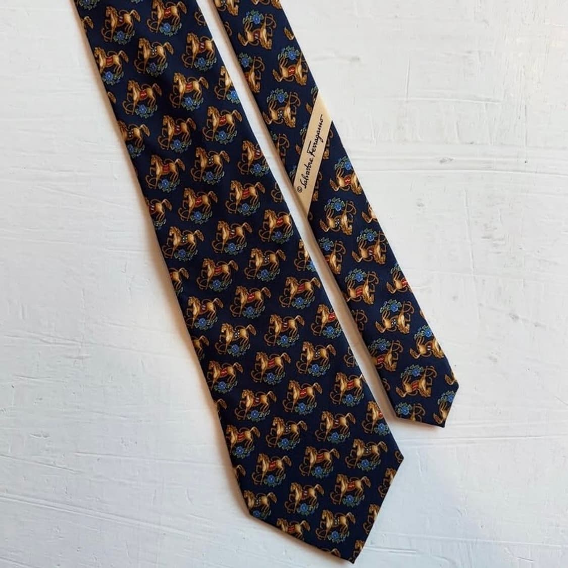 90년대 페레가모 실크 타이  상품이미지2