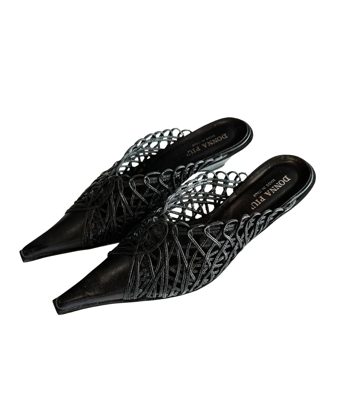 Donna Più lace detail mules 245 상품이미지1