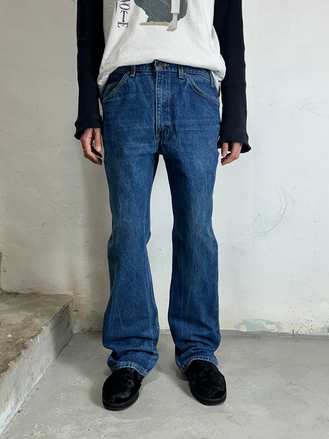 90’s USA 빈티지 리바이스 517 오렌지탭 부츠컷 리바이스 청바지 상품이미지1