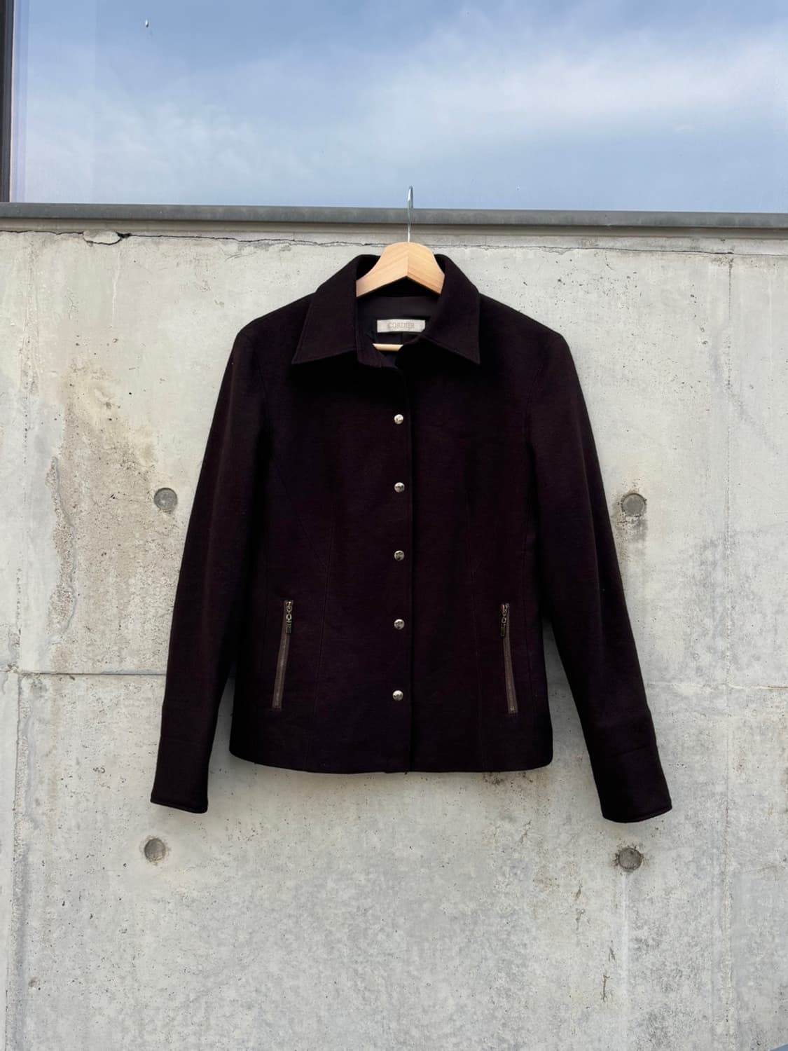 Japanese Black Button Jacket 상품이미지3