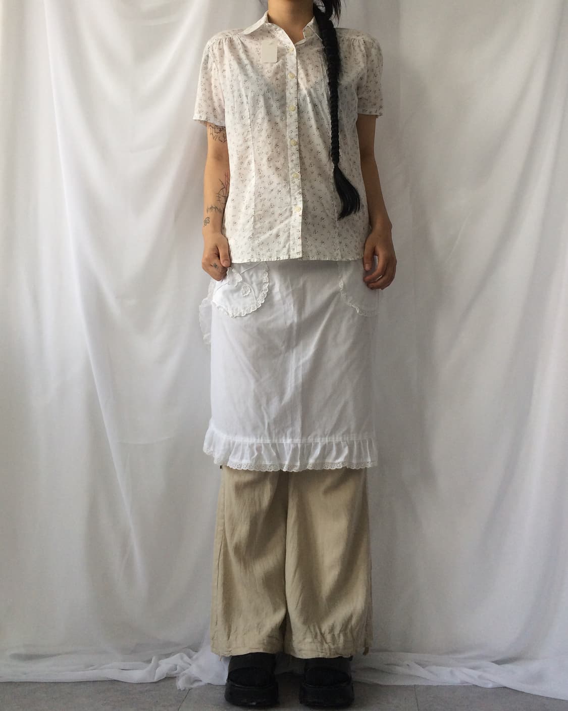 Flower pattern shirt 상품이미지5