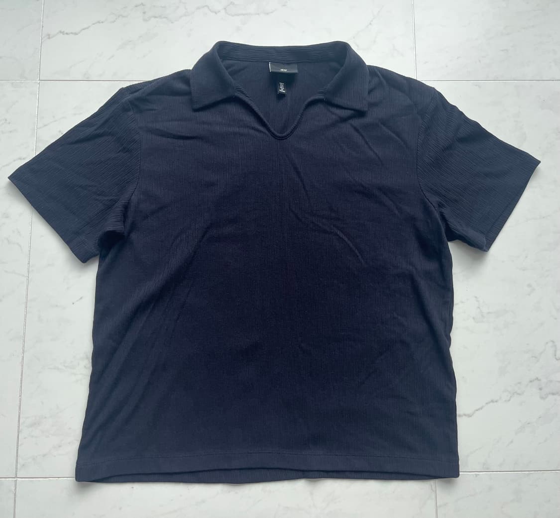 h&m 흐앤므 오픈 카라티 [M] 상품이미지2