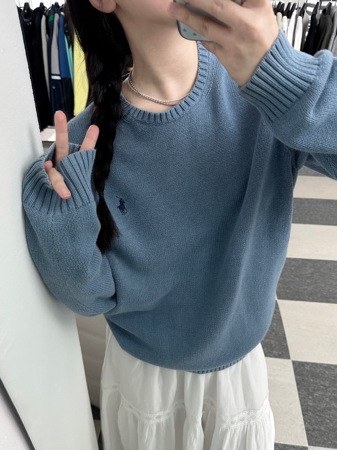 폴로 랄프로렌 스카이 코튼 니트  상품이미지1