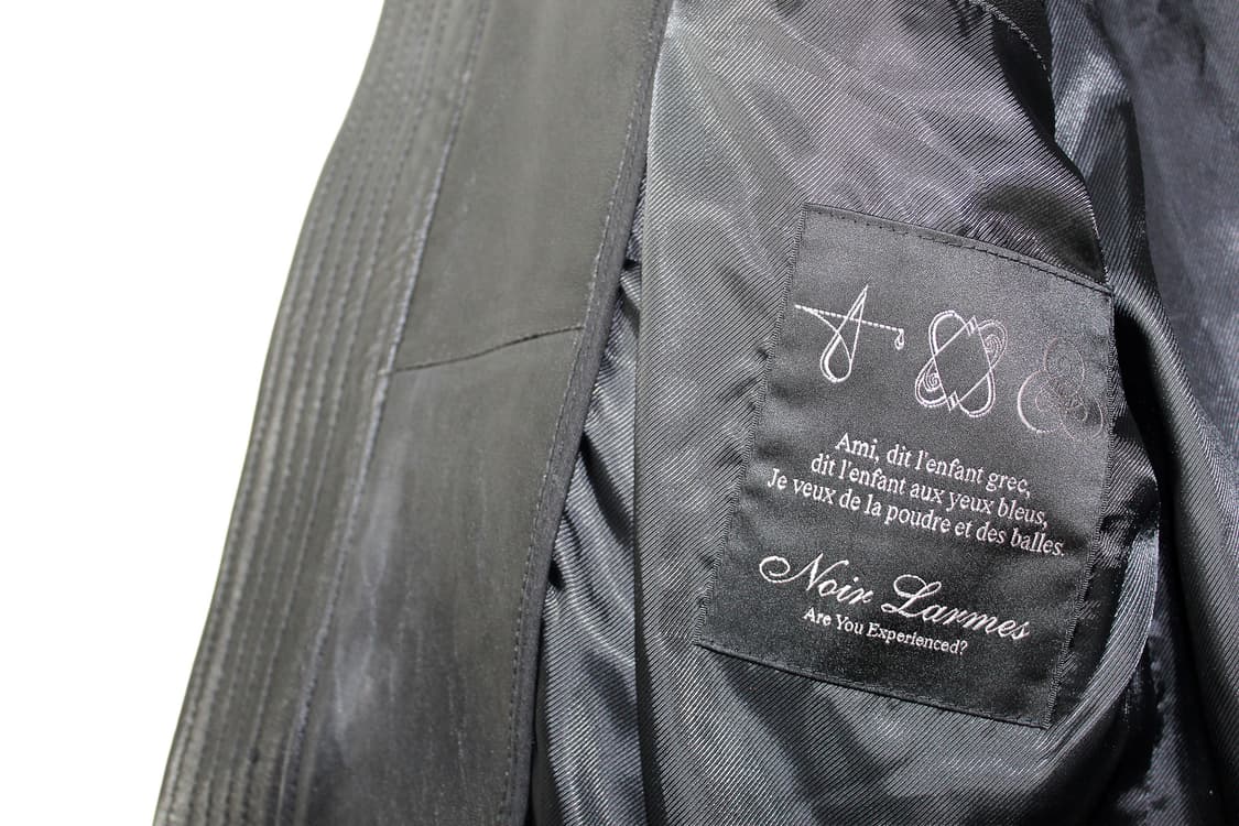 느와르라르메스 LSD 시즌 램스킨 레더 블루종 상품이미지6