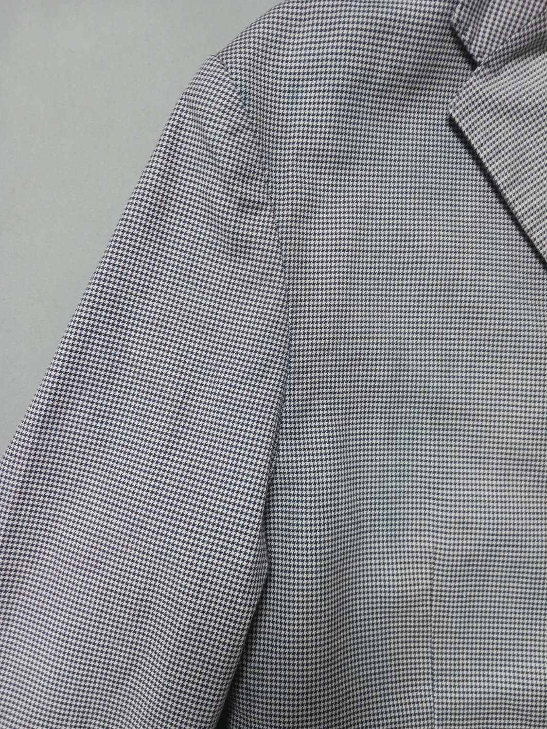 [100] 헤지스 빈티지 잔체크 슬림핏 블레이저 자켓 상품이미지3