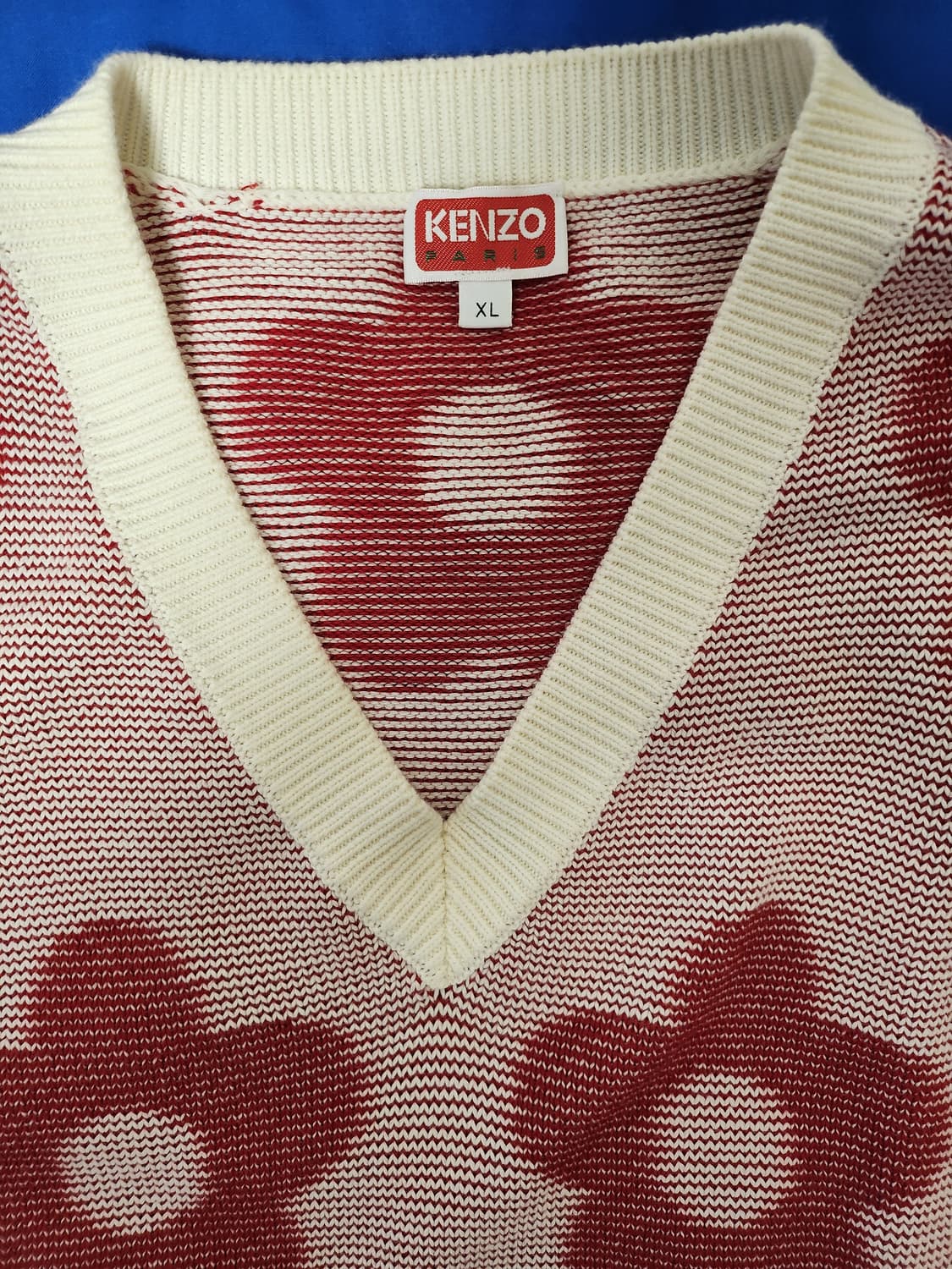 겐조KENZO/플라워 니트 베스트/XL 상품이미지3