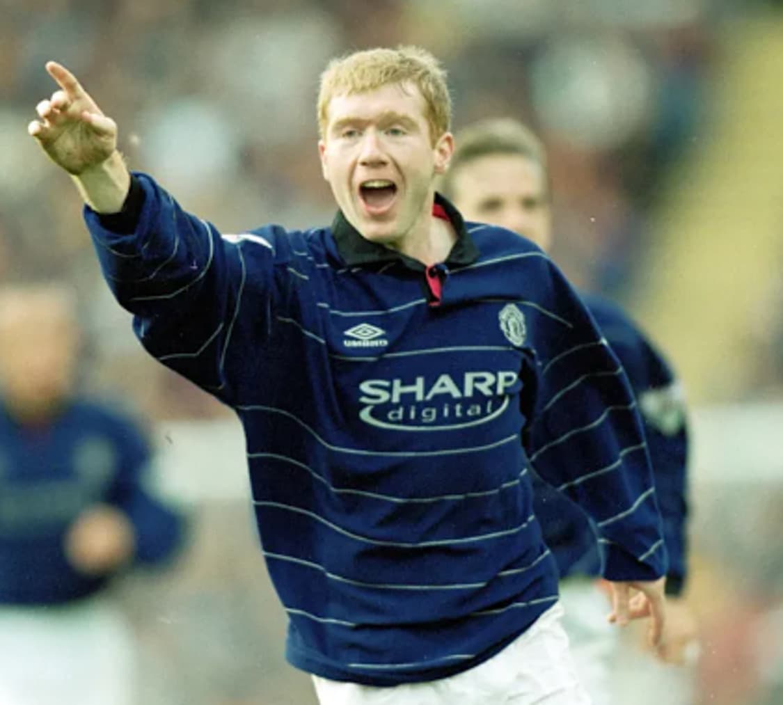 99-00 맨체스터 유나이티드 어웨이 No.18 폴 스콜스 상품이미지10