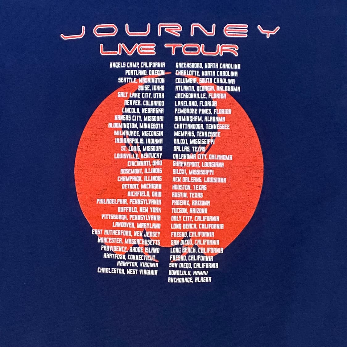 미국 빈티지 져니 JOURNEY 투어티 락티셔츠 반팔티 상품이미지6