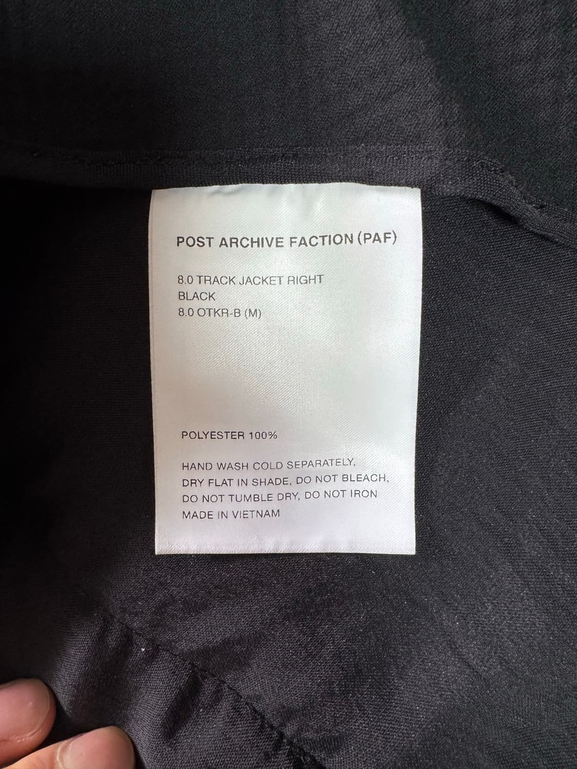 파프 paf 8.0 트랙 자켓 m 상품이미지8