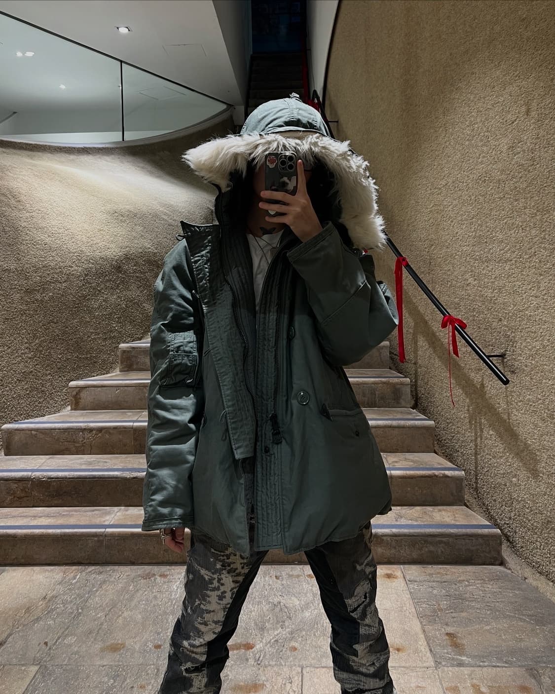 [XL] 미군 n3b 파카  상품이미지8