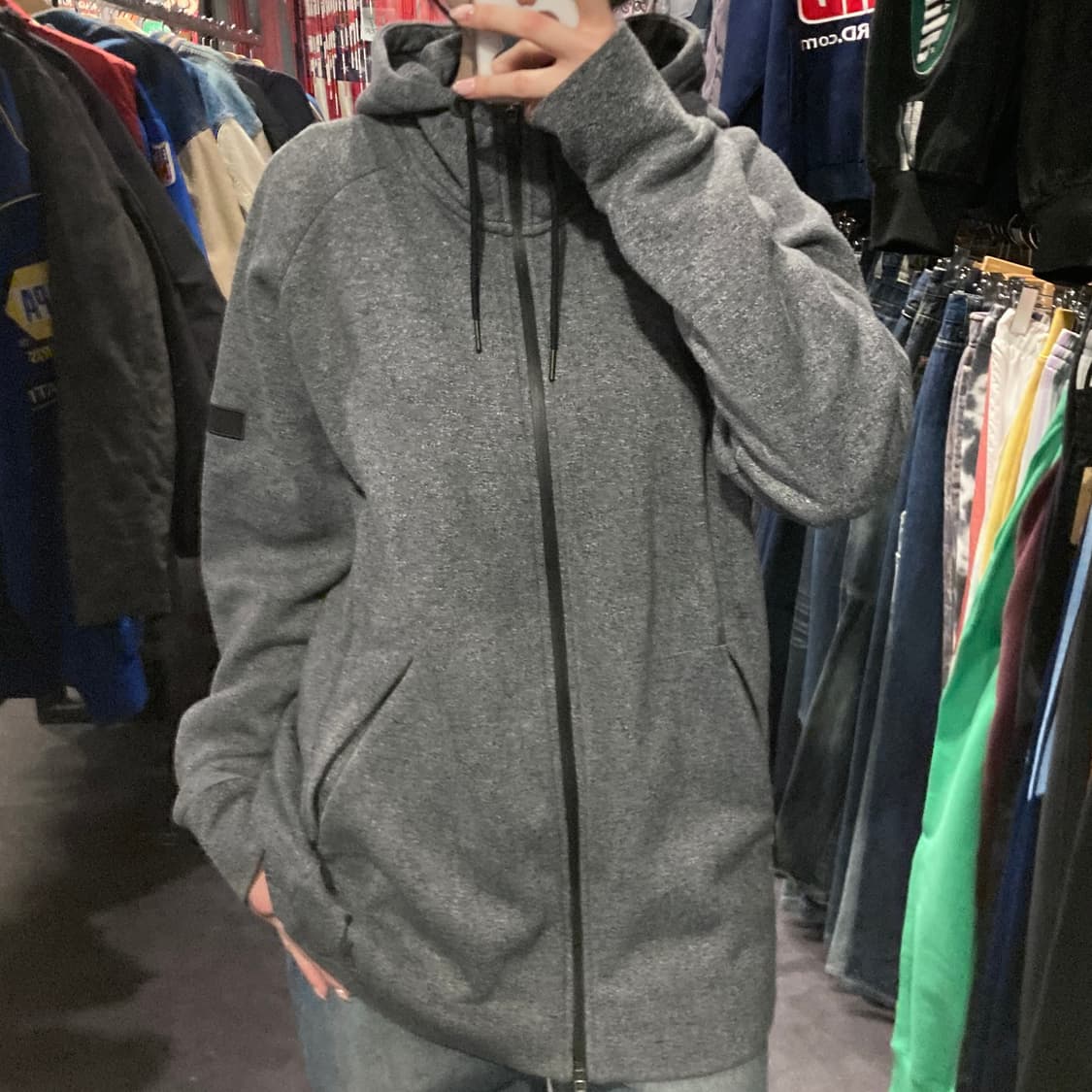 [IM] Jordan 조던 후드 집업 그레이 상품이미지2