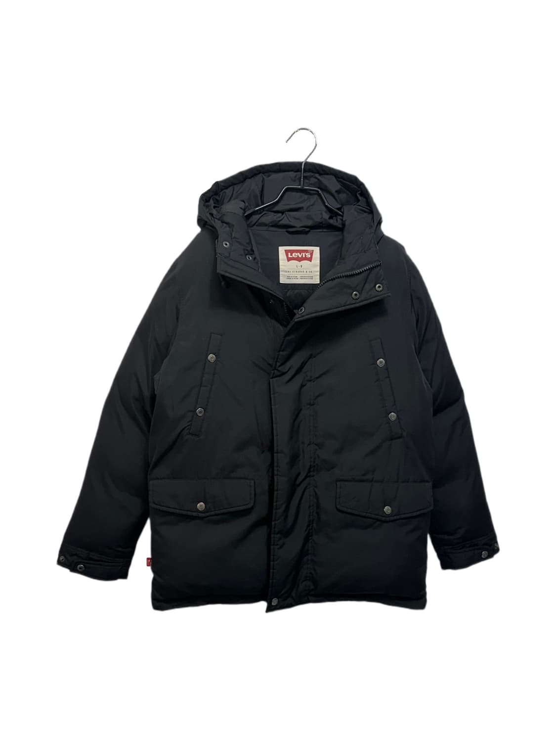 리바이스 포켓 후드 덕다운 패딩 상품이미지2