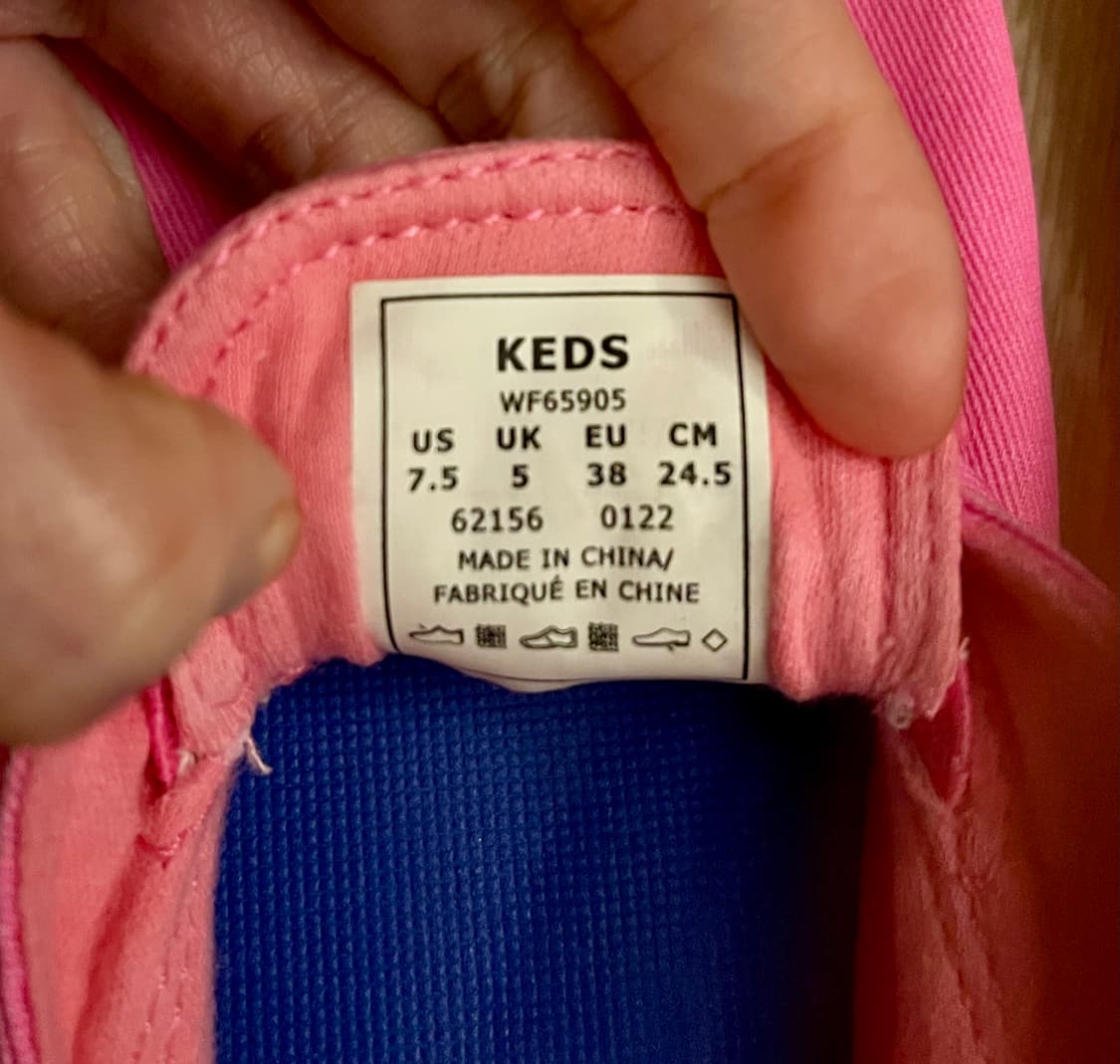 Keds 케즈 칠랙스 워시드 캔버스 /네온 핑크 상품이미지7