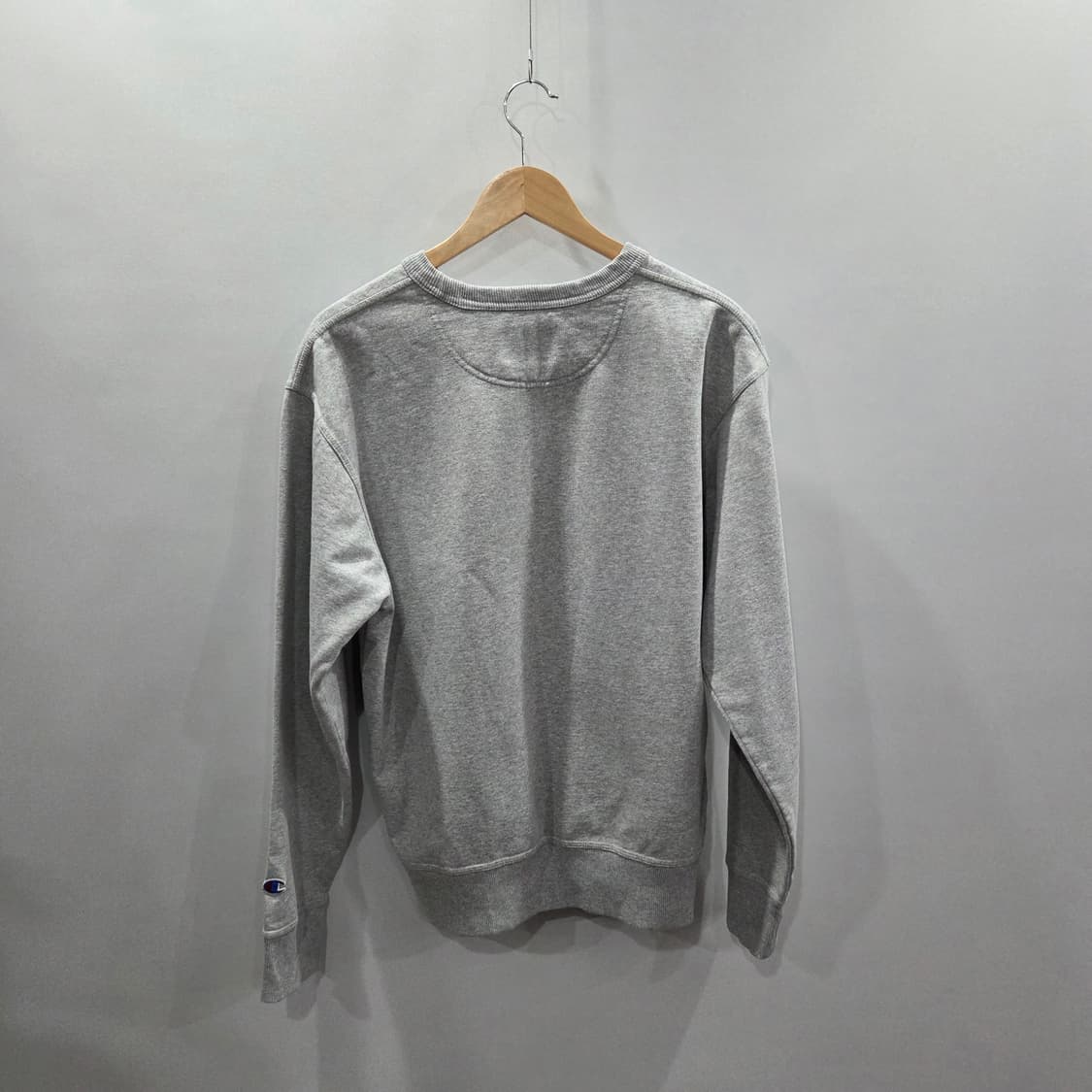 챔피온 스몰로고 자수 기모 맨투맨 그레이 XL 상품이미지5