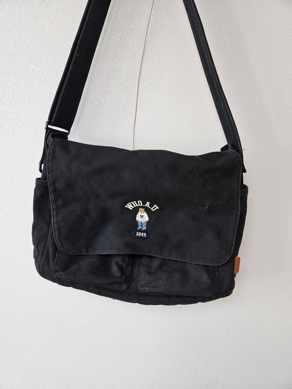 [번장 최저가!!][A+급 정품] WHO.A.U 메신저백 컨디션 굳~~ 상품이미지1
