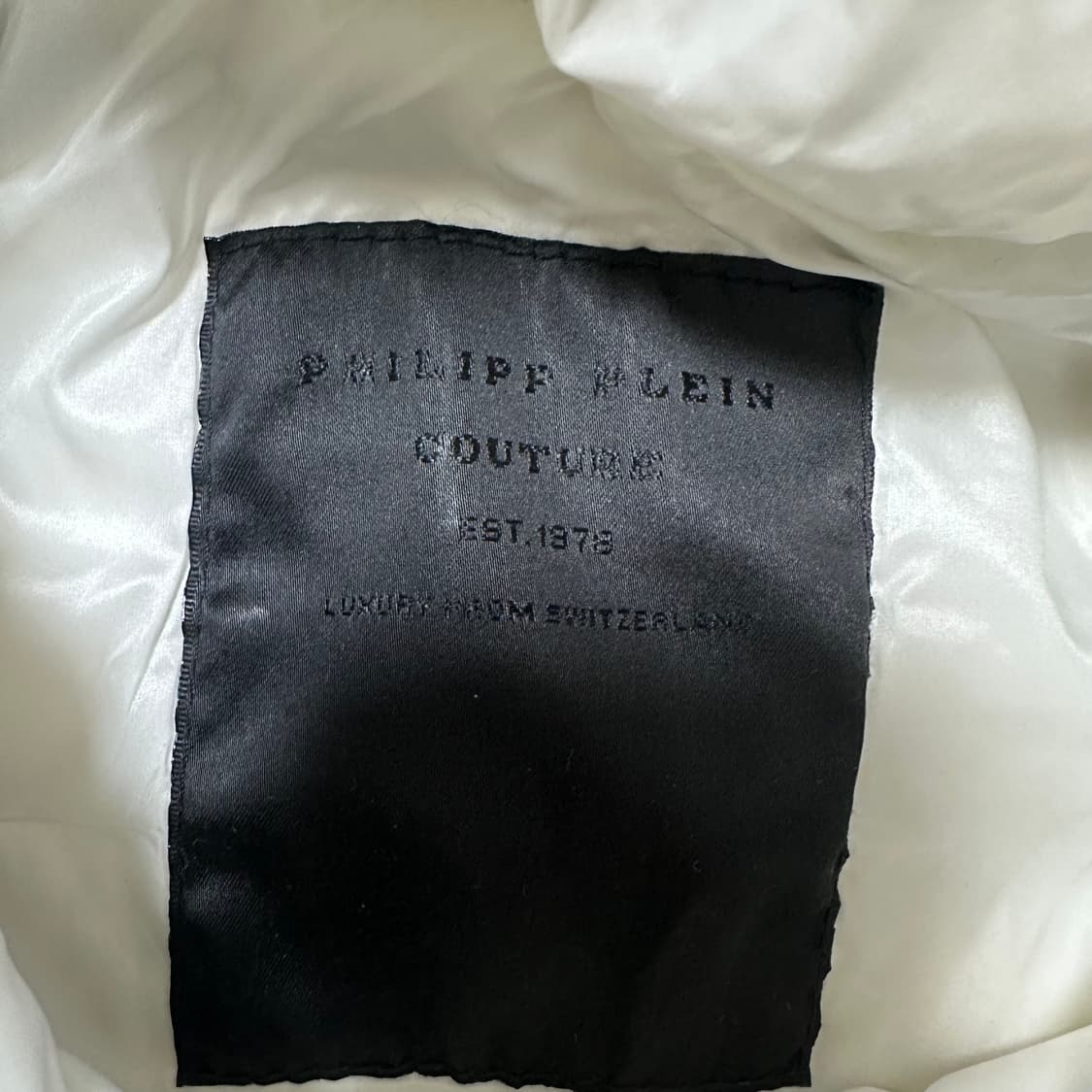 ✨ (바배) 필립플레인 해골 지퍼 버튼 청 니트 패딩  상품이미지4