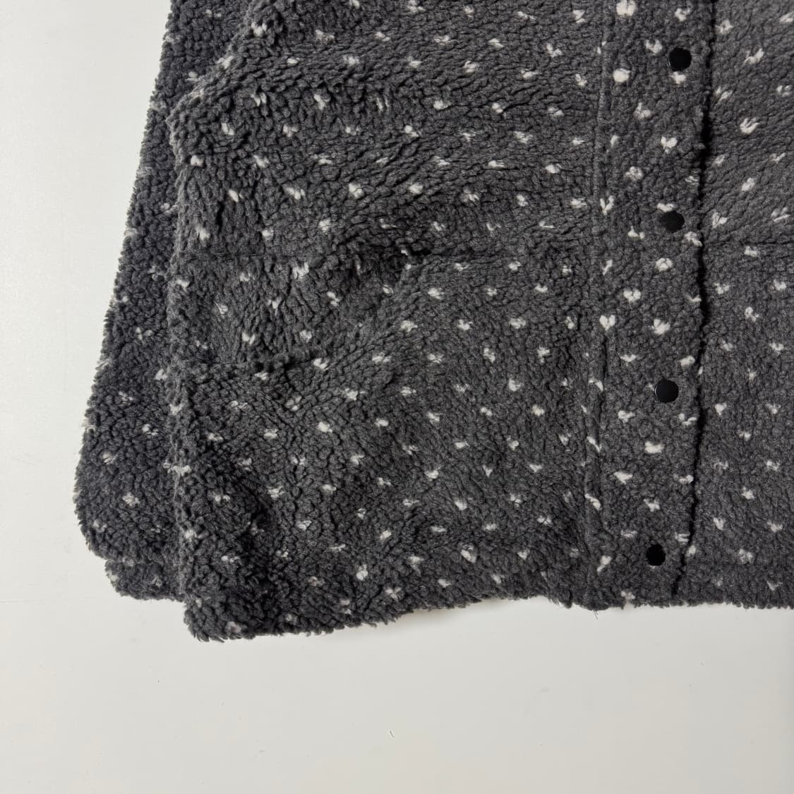 새상품 여자 도트 뽀글이 누빔 점퍼 상품이미지2