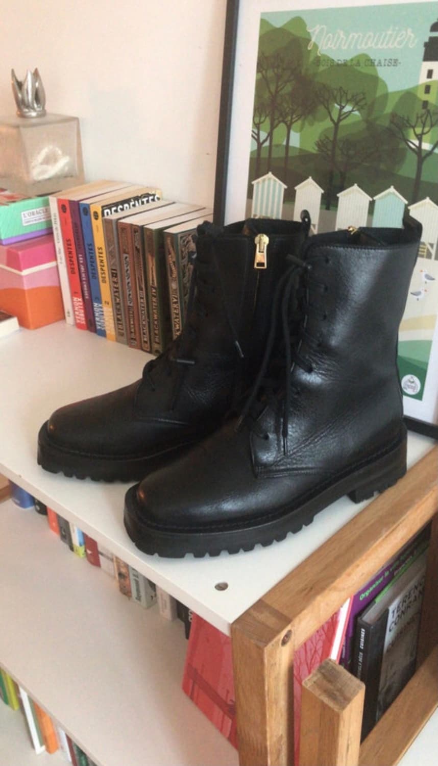 마르니 블랙 워커 부츠 상품이미지1