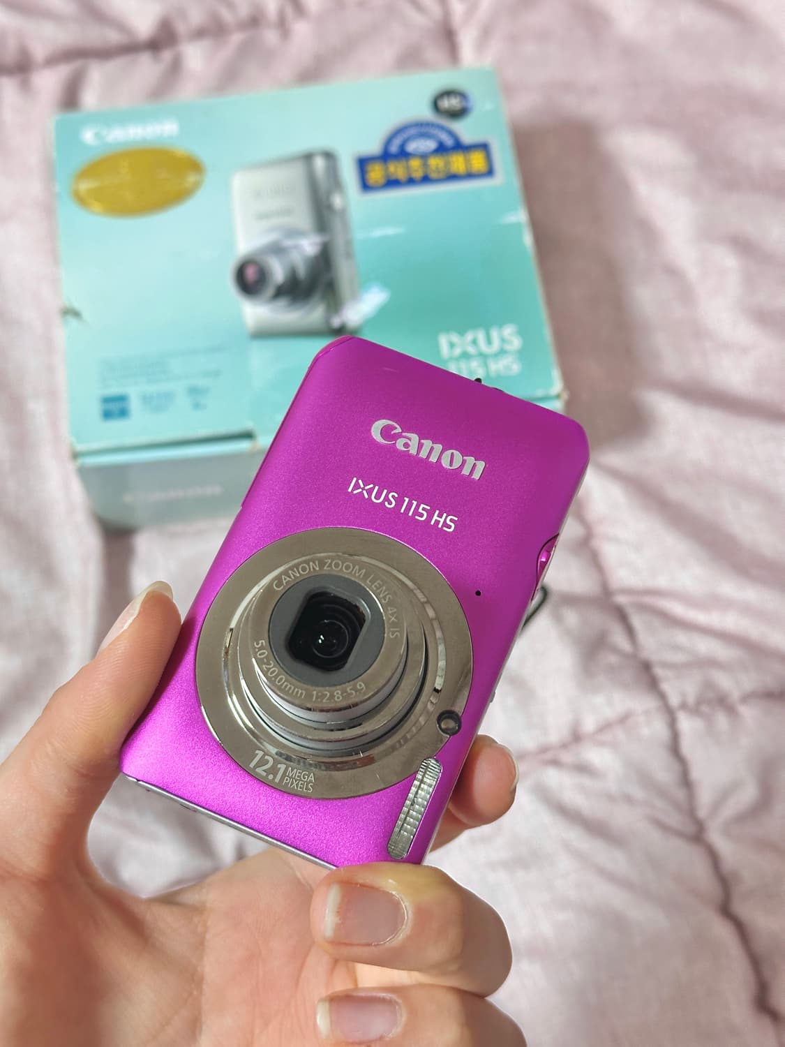 Canon ixus 115 hs 캐논 익서스 핑크 디카 상품이미지2