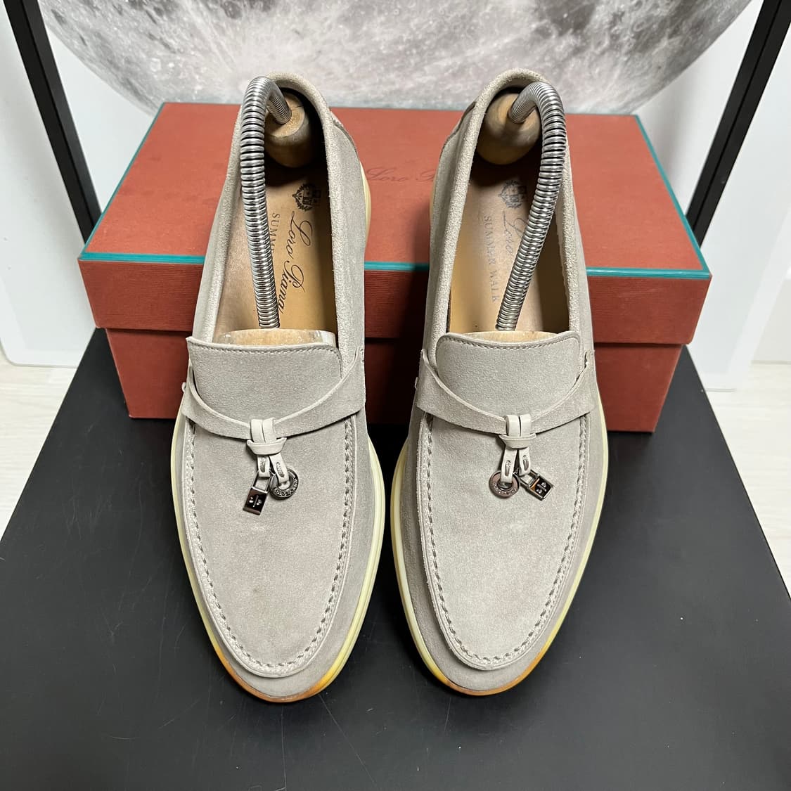  정품 36.5) 로로피아나 썸머워크 참스 로퍼 상품이미지3