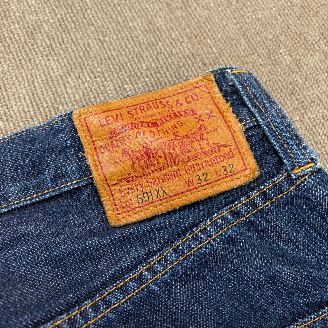 levis 501xx  빅E 리바이스 셀비지 복각 데님 상품이미지6