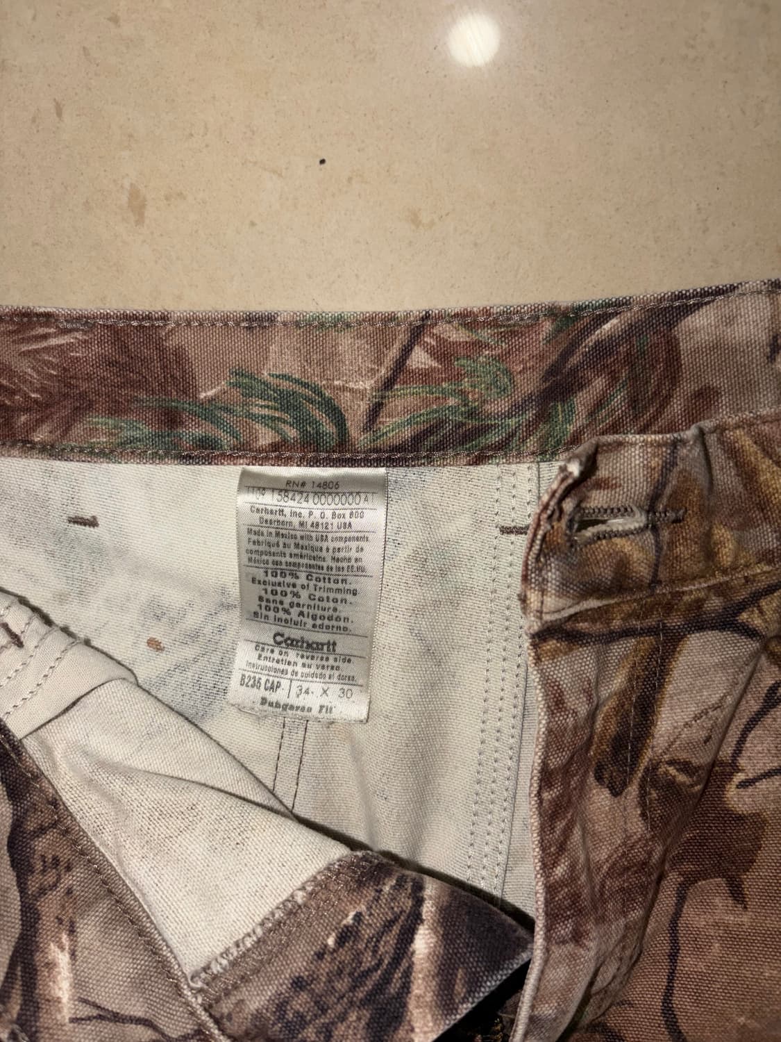 old carhartt real tree pants 상품이미지3