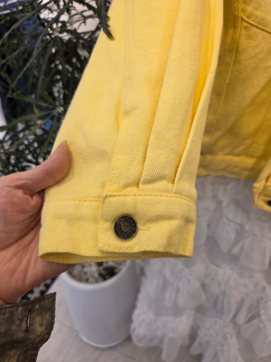 옐로 코튼 자켓 상품이미지4