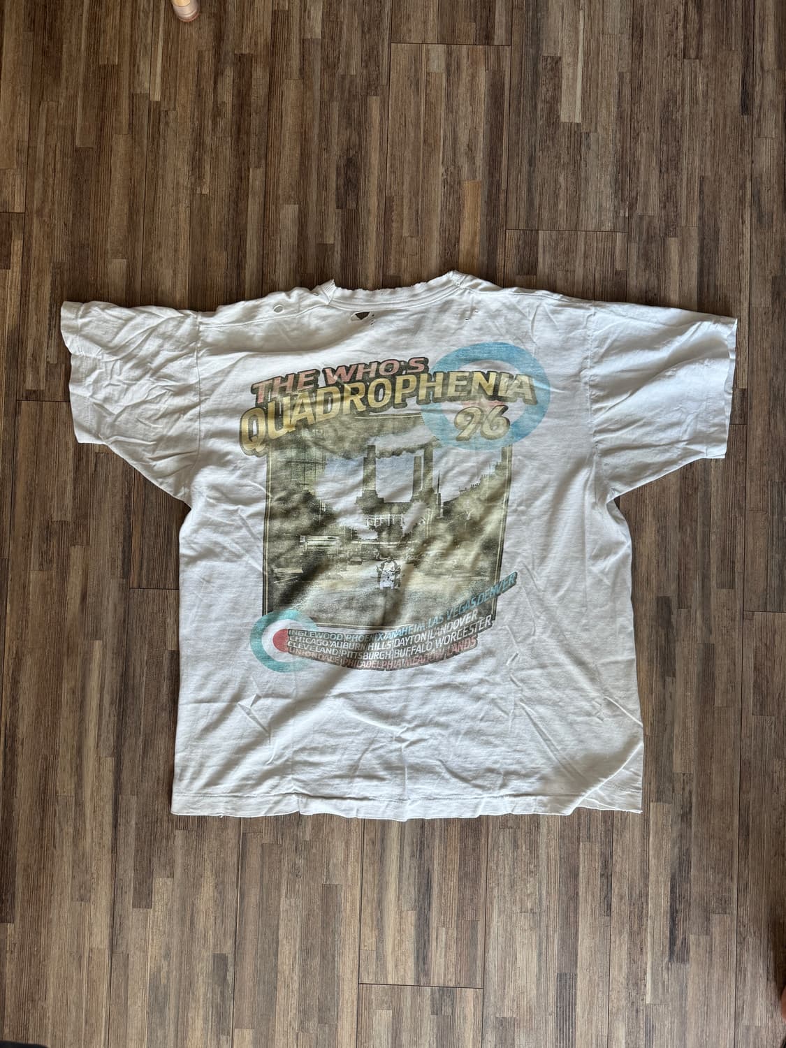 빈티지밴드티 90s the who 상품이미지4