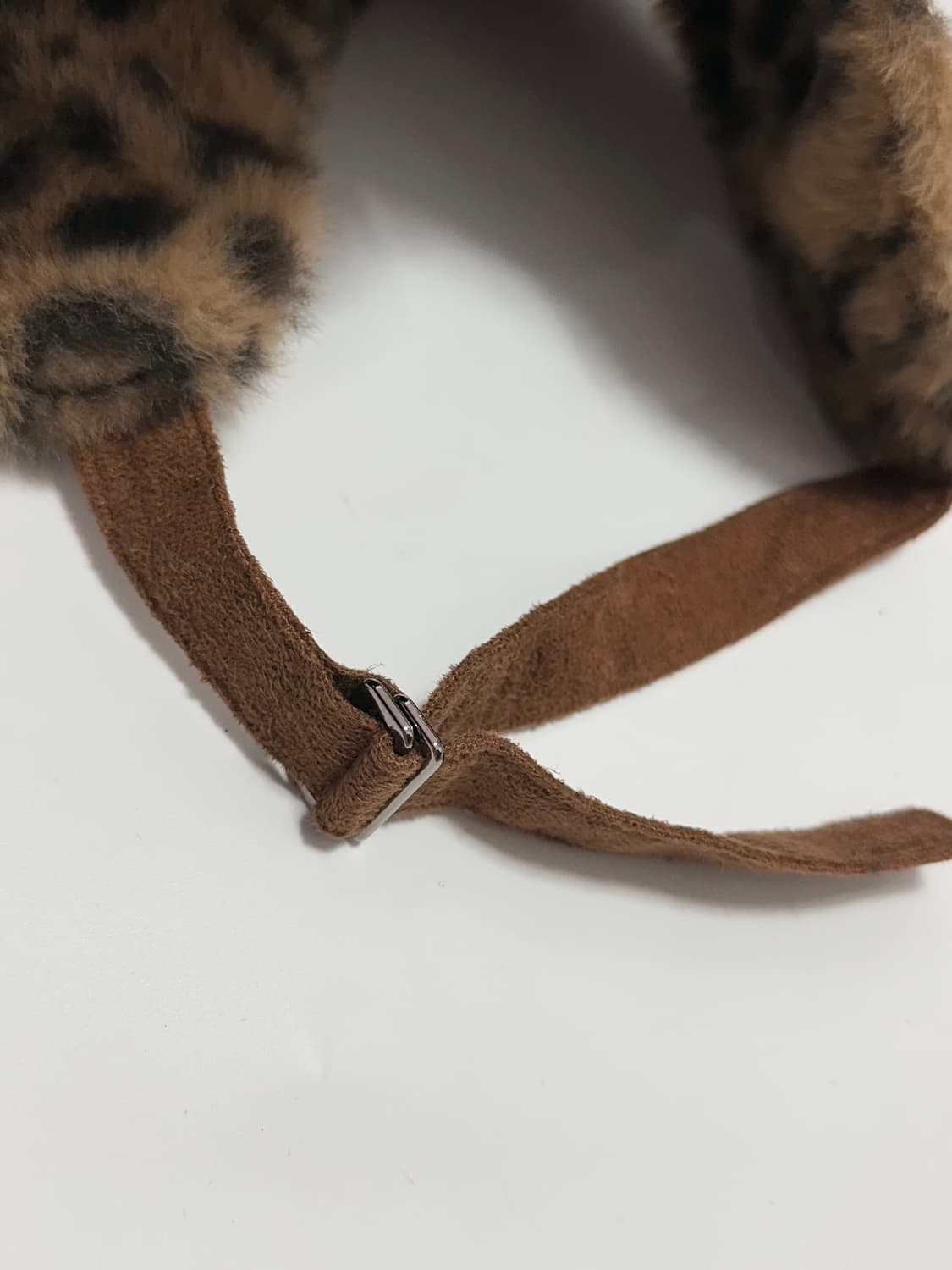 빈티지 리버서블 호피 레오파드 이어플랩 트루퍼 상품이미지10