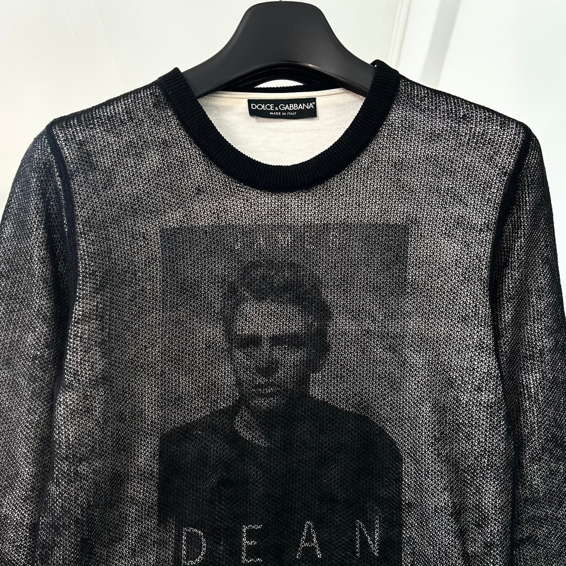 돌체앤가바나 아카이브 제임스딘 레이어드 시스루 실크 롱슬리브 상품이미지6