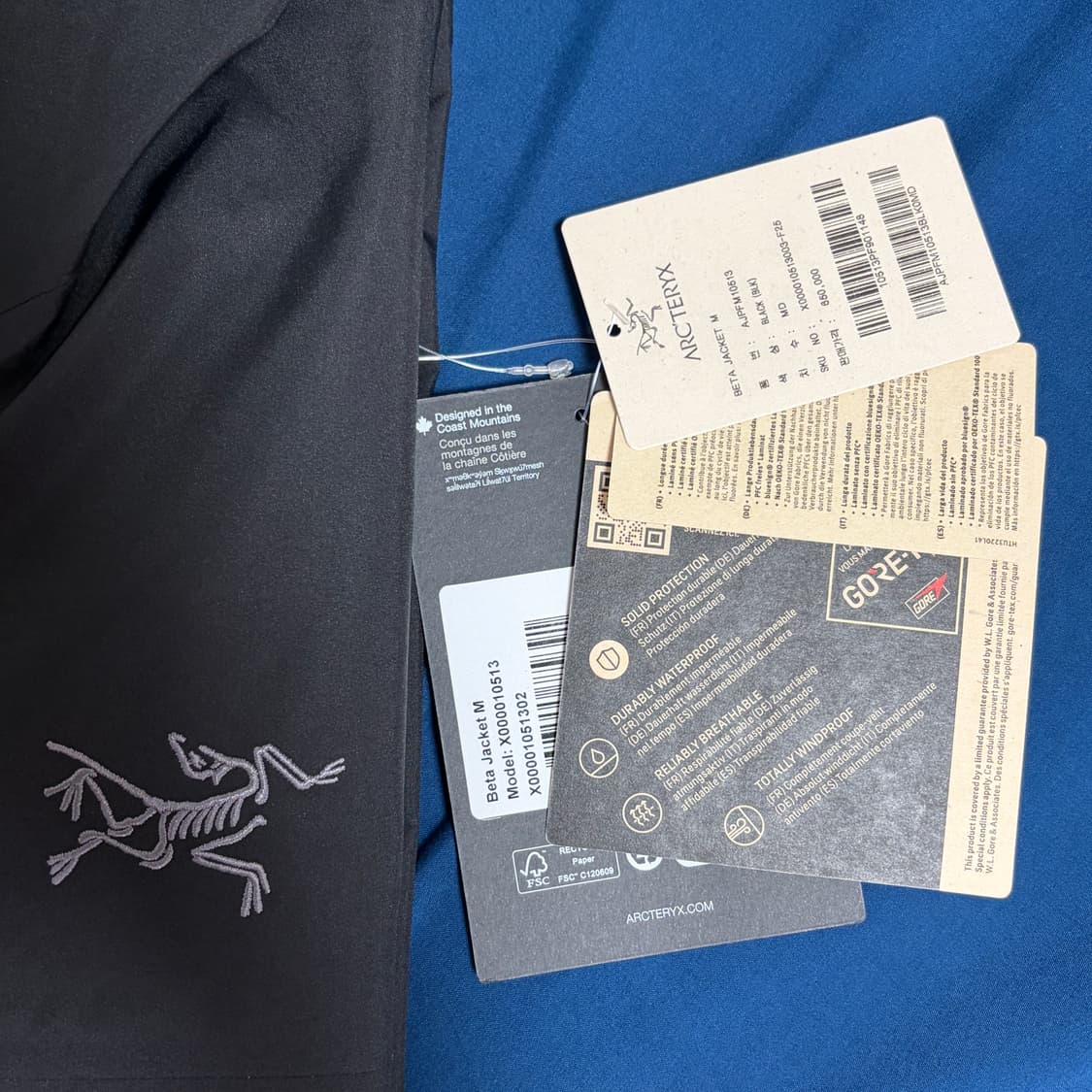 Arcteryx 아크테릭스 베타 자켓 블랙 상품이미지5