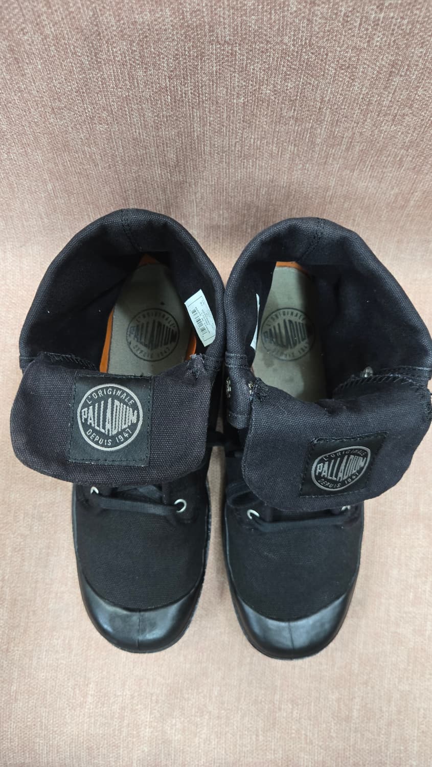 팔라디움 275mm- 블랙 캔버스 롤탑 부츠 상품이미지2