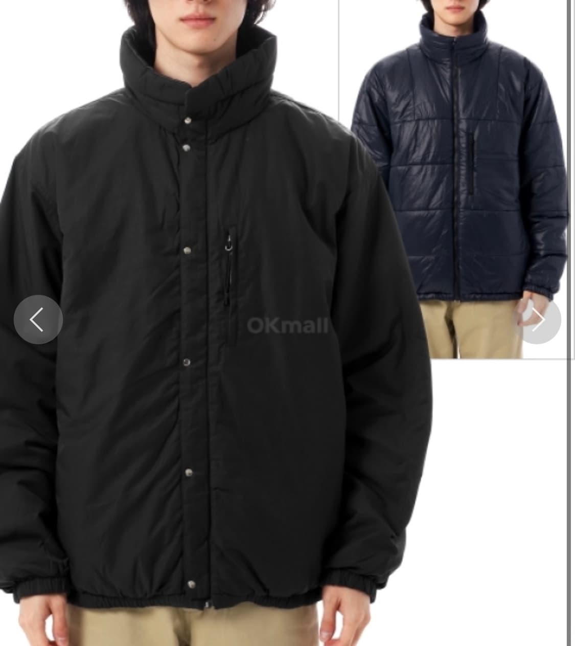 나나미카 25fw 인슐레이션 리버서블 자켓 블랙 M 상품이미지1