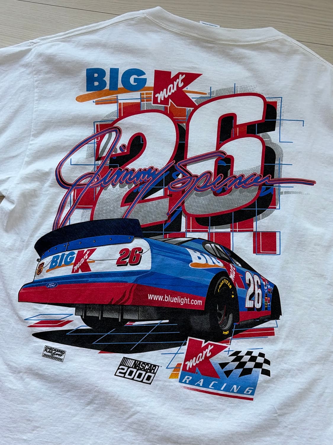 00s Y2K NASCAR 빈티지 프로모 티셔츠 L (103) 상품이미지5