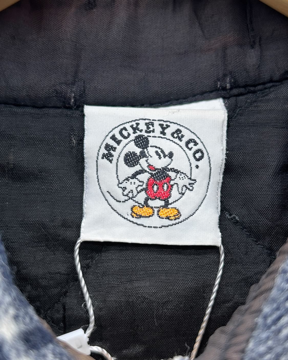 디즈니 90s 미키마우스 플란넬 체크 오버셔츠 점퍼 상품이미지8