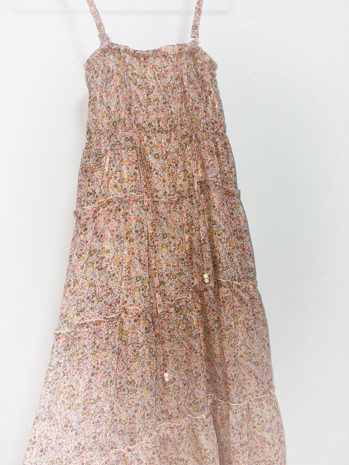 일본 빈티지 아오이 유우 모리룩 잔꽃 슬립 원피스 상품이미지2