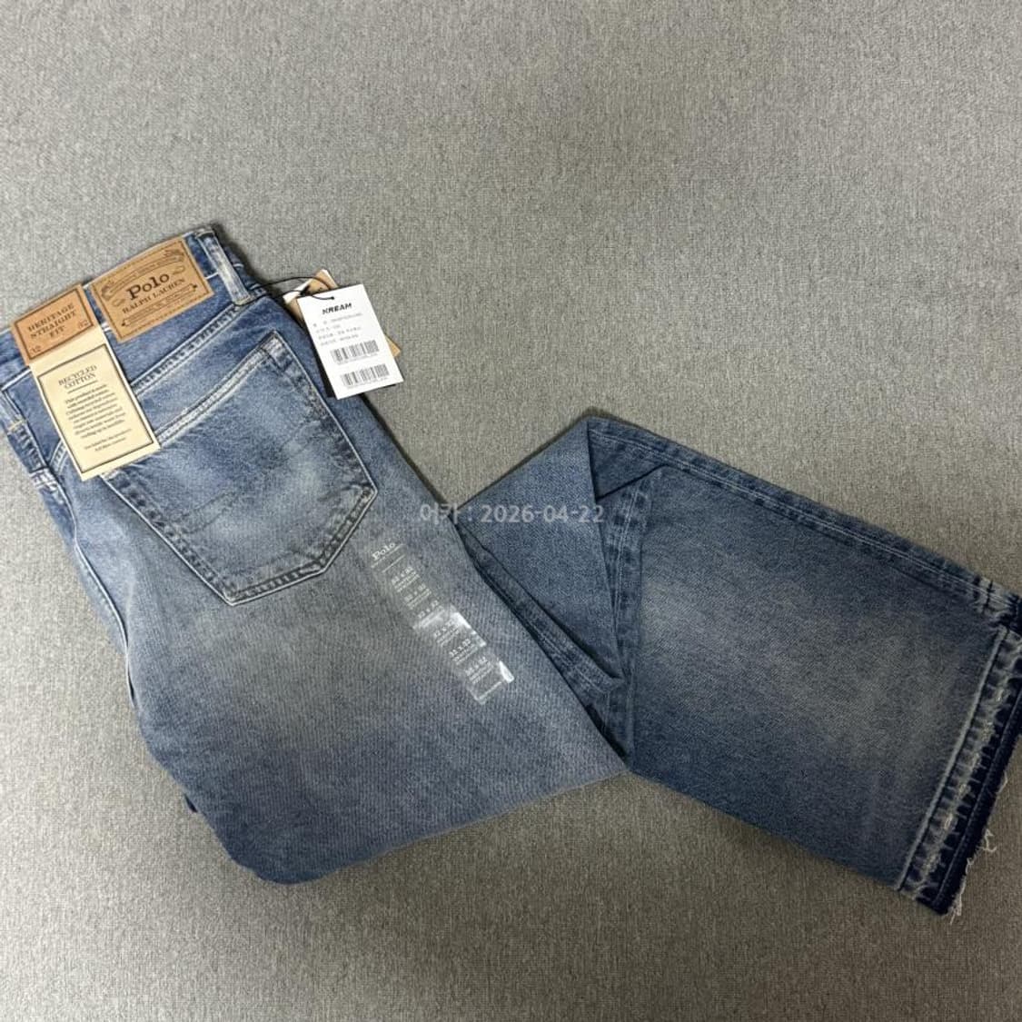 폴로 랄프로렌 스트레이트 페이디드진 33사이즈 상품이미지2