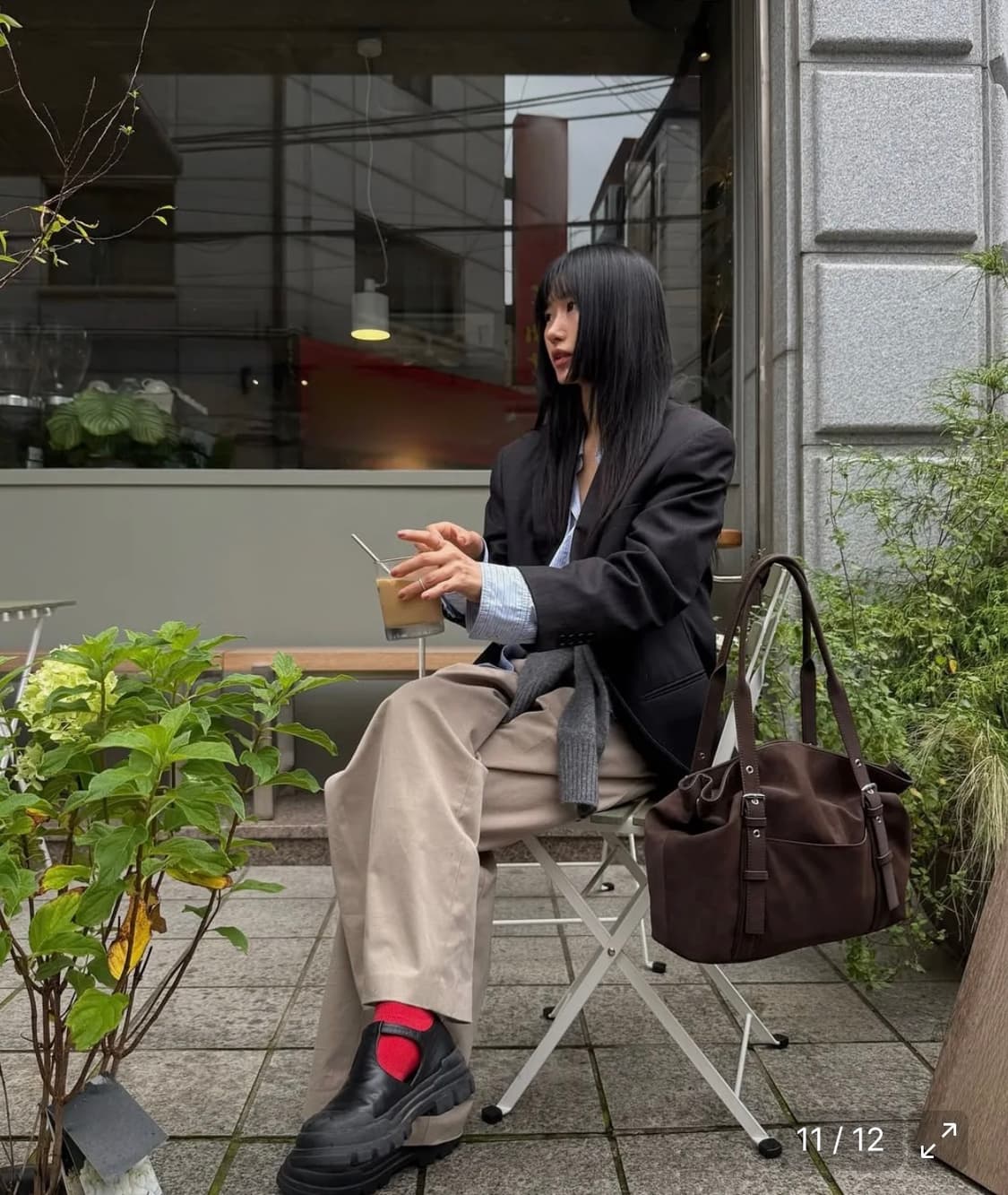 스탠드오일 Velow Bag 벨로우백 마론(브라운) 상품이미지6