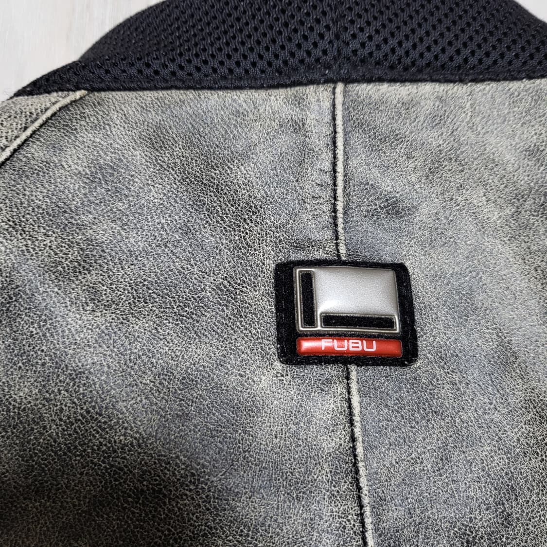 (2XL) FUBU 가죽자켓  푸부 레더자켓 빈티지 레이싱자켓 상품이미지6