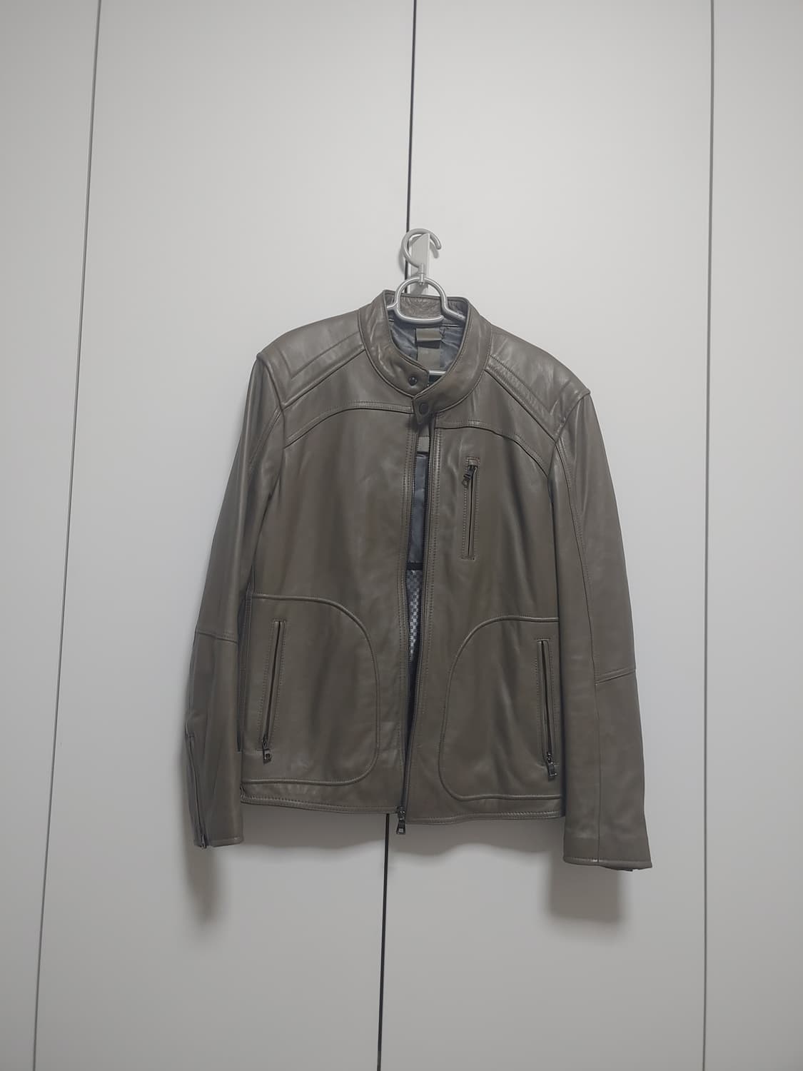 페리앨리스 남성 리얼 양가죽 자켓-100사이즈 상품이미지1