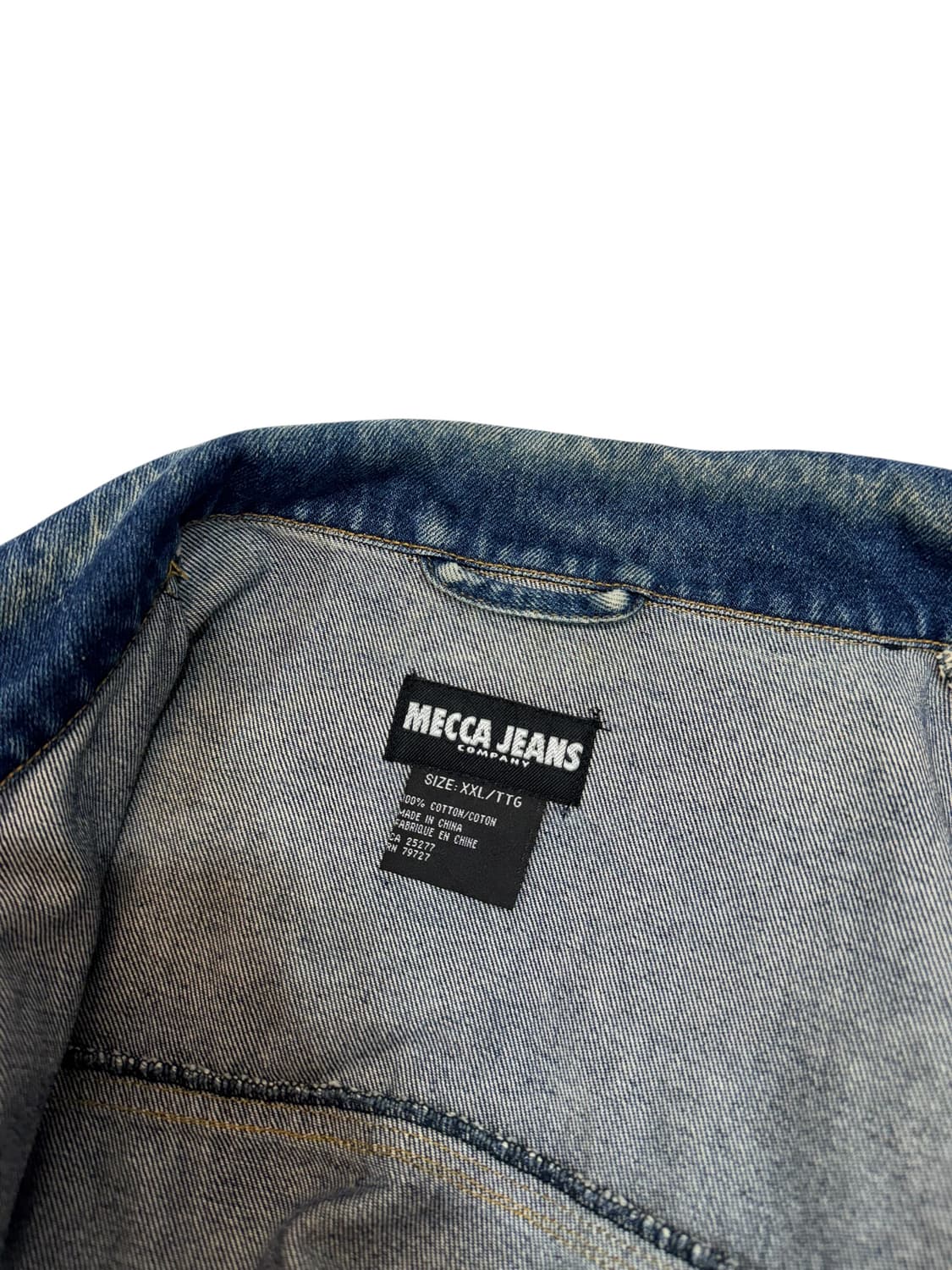 90s 메카 진스 Mecca 오버사이즈 트러커 데님 자켓 (2XL)  상품이미지6