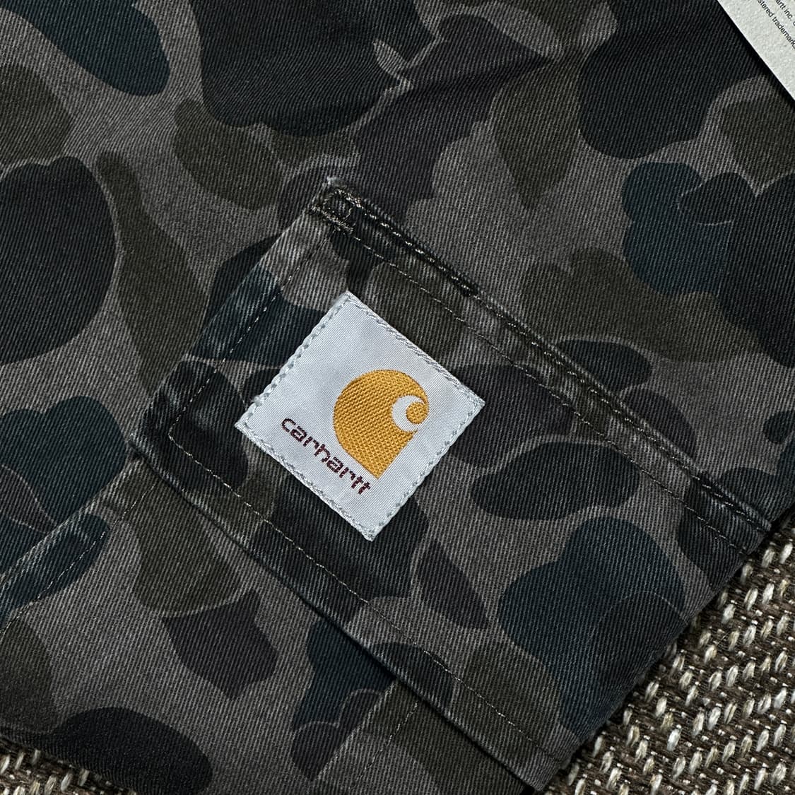 (새상품)칼하트 wip 콜 카고 팬츠 카모 덕 그레이 32 상품이미지3