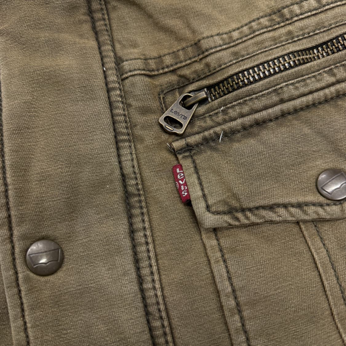 리바이스 가먼트다잉 스톤워싱 투포켓 워크자켓 상품이미지4