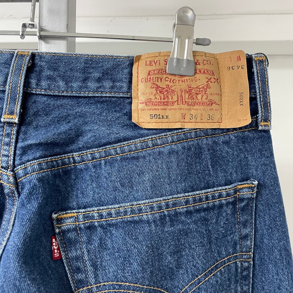 리바이스 501xx 데님 팬츠 W34 L36 상품이미지4
