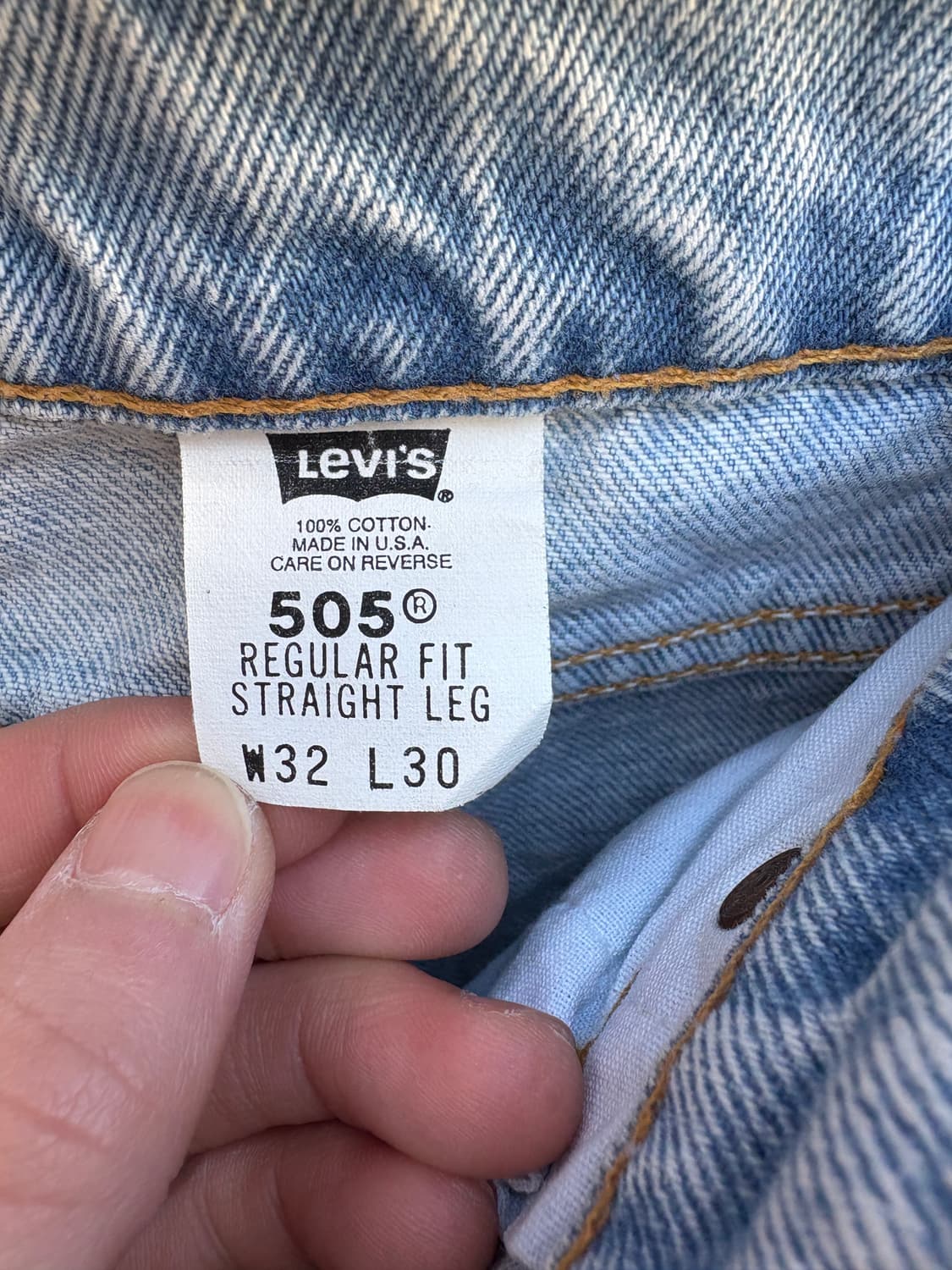 90's 리바이스 505 (미국생산) 상품이미지3