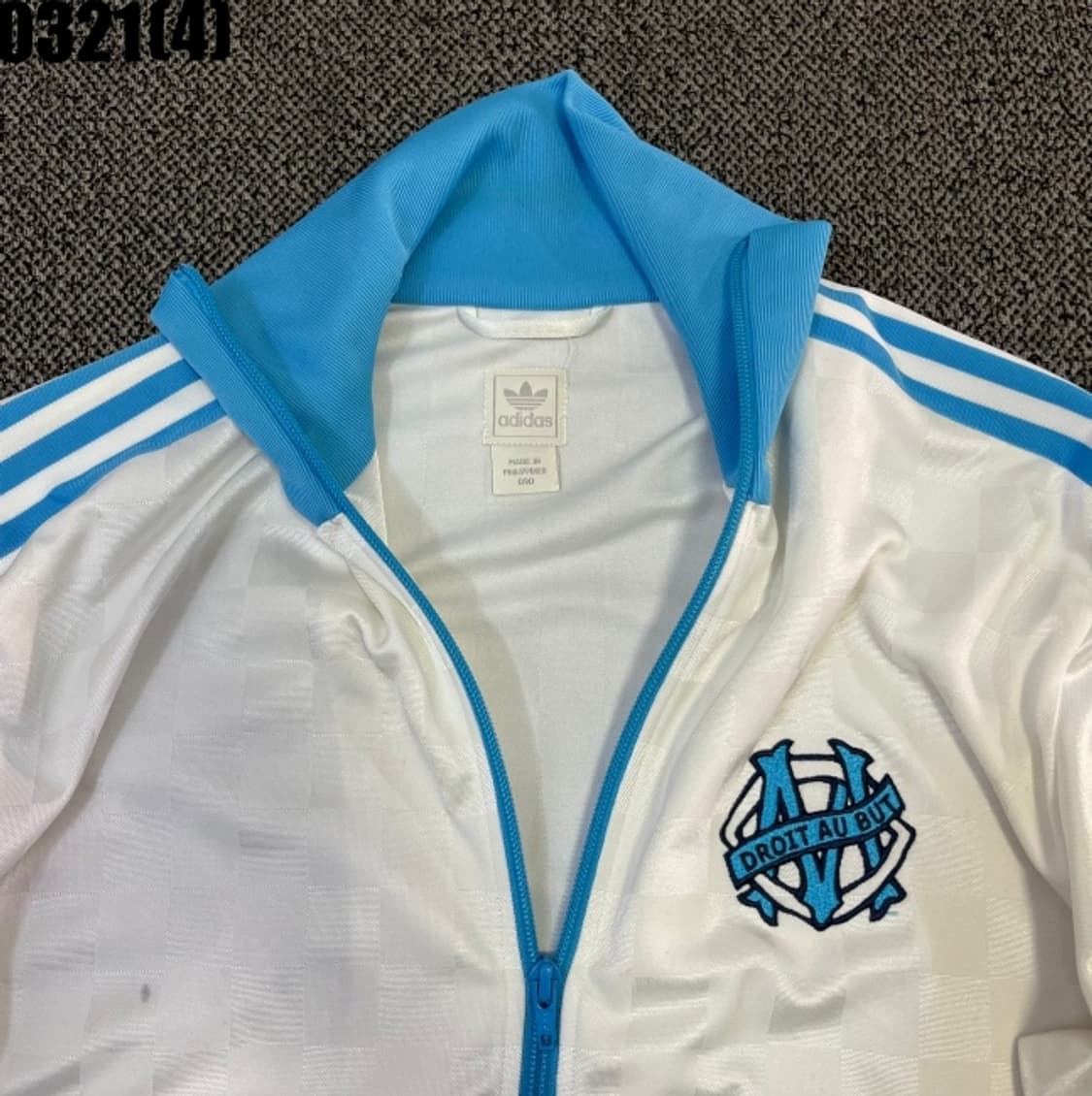90 아디다스 올림픽 마르세유 트랙탑 져지 집업 자켓 0321(4) 상품이미지2