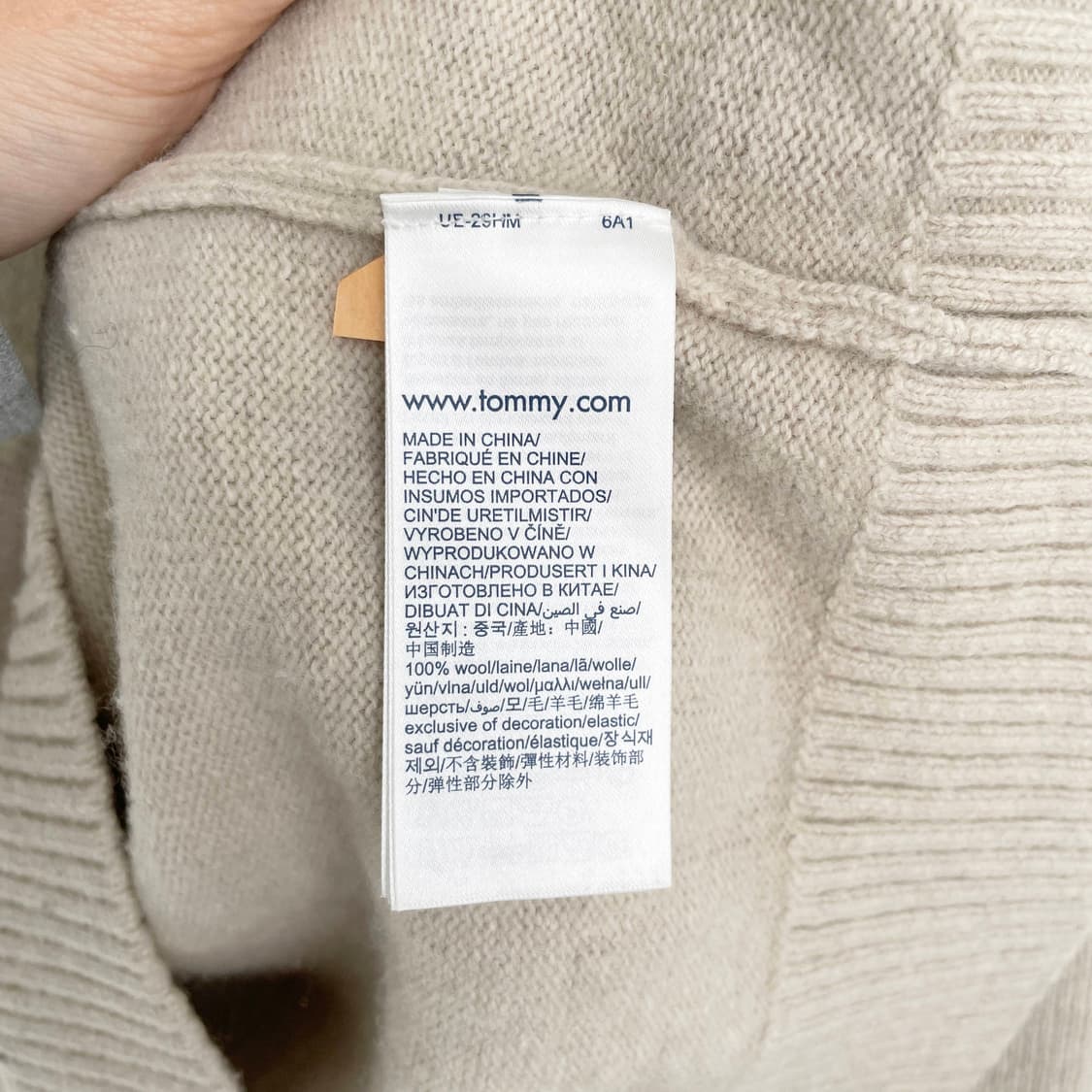 F2 타미힐피거  타미진스 클래식 크루넥 스웨터 S95사이즈 상품이미지6